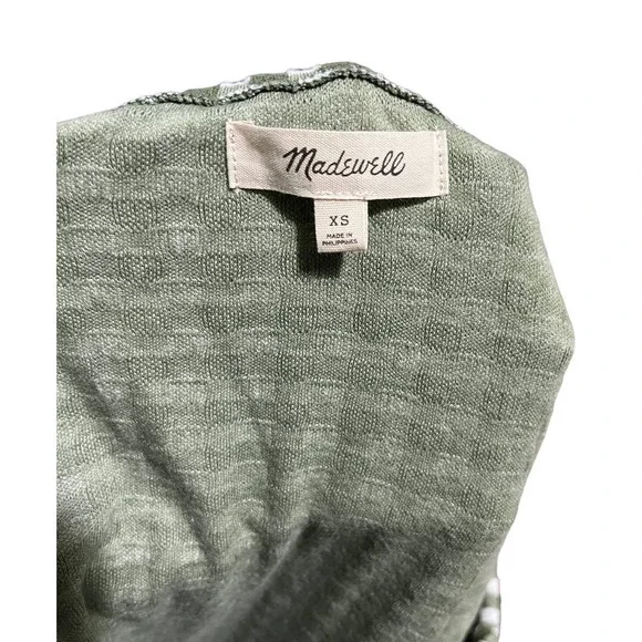 Madewell Jacquard Puff-Sleeve Mini Dress Gingham Check - Picture 8 of 12